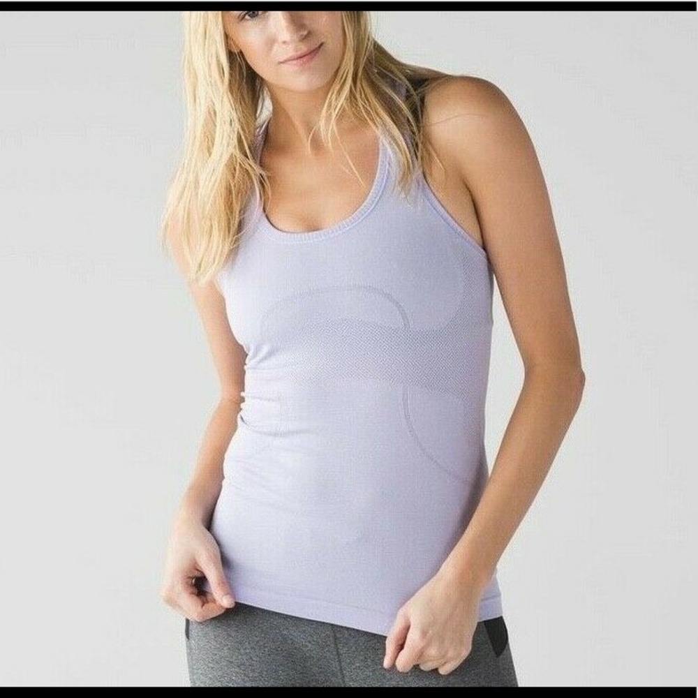 Purple Lululemon Run Swiftly Tank
